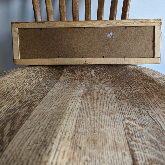 - Vintage Persian Painting. With an inlay wooden frame. - Picture 6 of 9